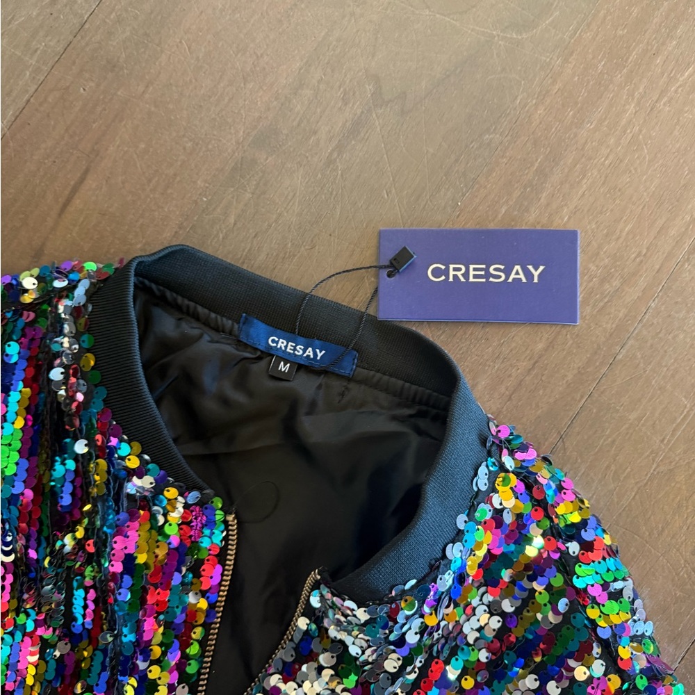 Multicolor Sequin Women's Jacket - Picture 5 of 8